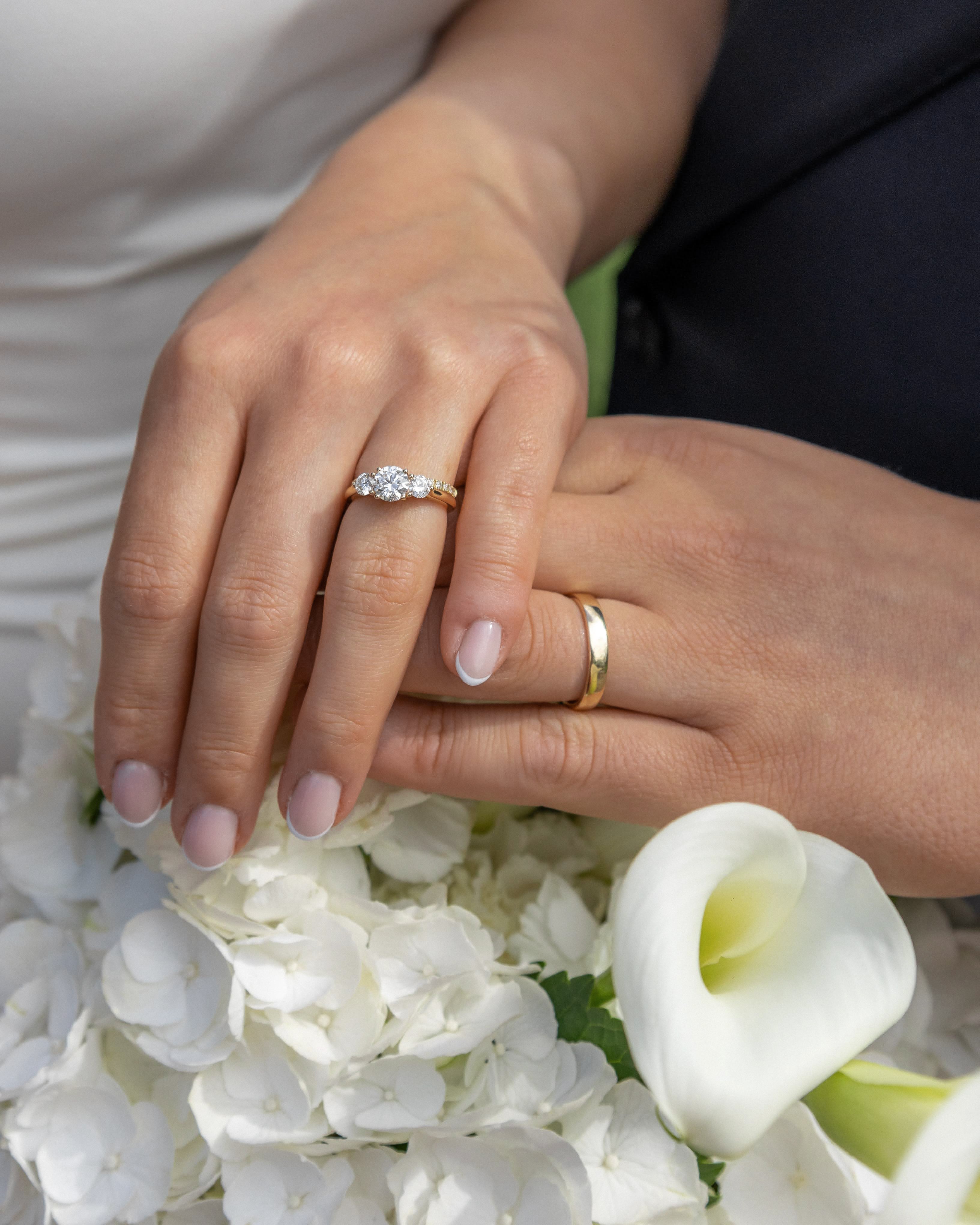 She knew her ring before there was a wedding
