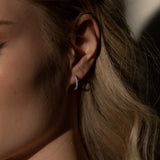 Pavé Diamond Hoops Örhängen