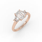 Emerald Trilogy Ring