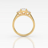 Emerald Trilogy Ring