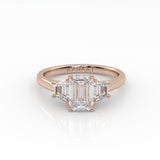 Emerald Trilogy Ring