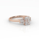 Emerald Trilogy Ring