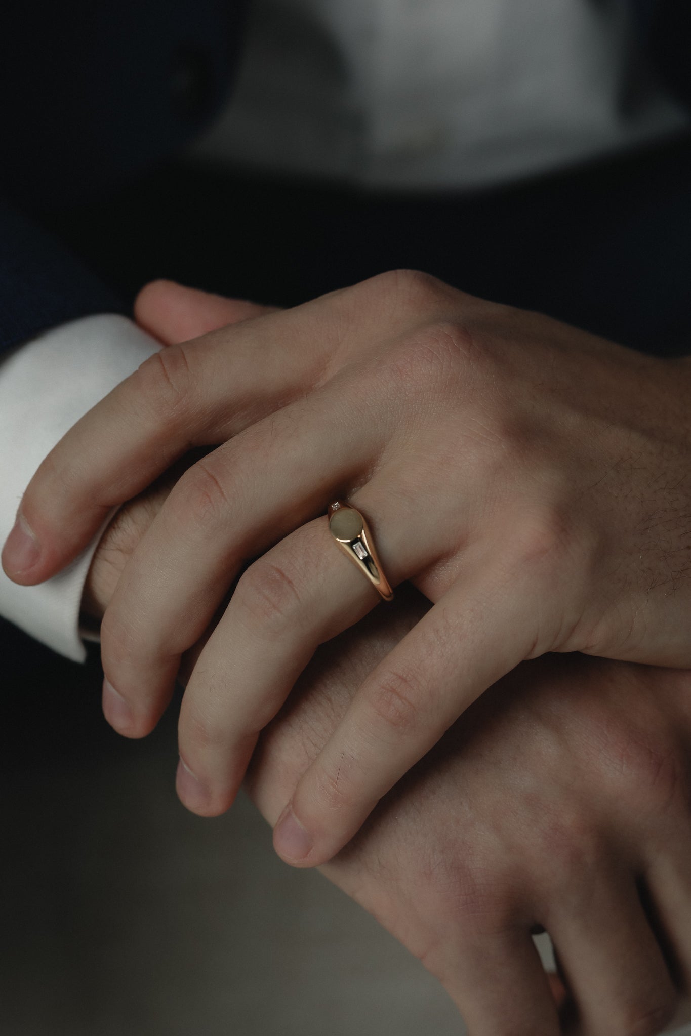 Baguette Signet Ring