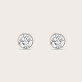 Bezel Studs Örhängen Large (1tcw)