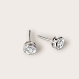 Bezel Studs Örhängen Large (1tcw)