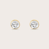 Bezel Studs Örhängen Large (1tcw)