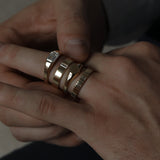 Brushed Cigar Ring
