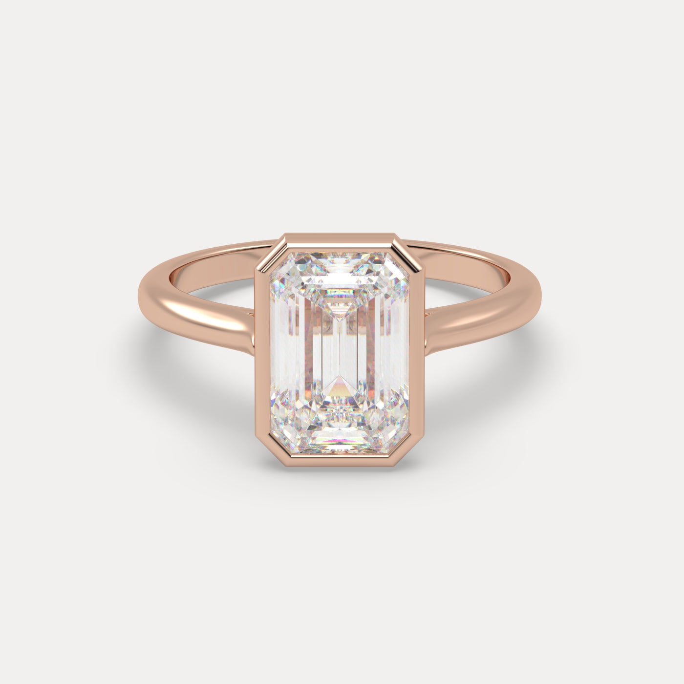 Emerald Bezel Ring