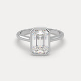 Emerald Bezel Ring