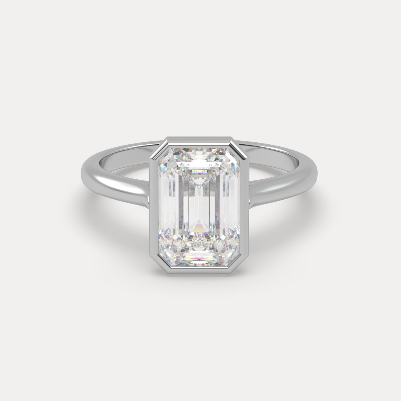 Emerald Bezel Ring