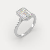 Emerald Bezel Ring