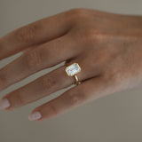 Emerald Bezel Ring
