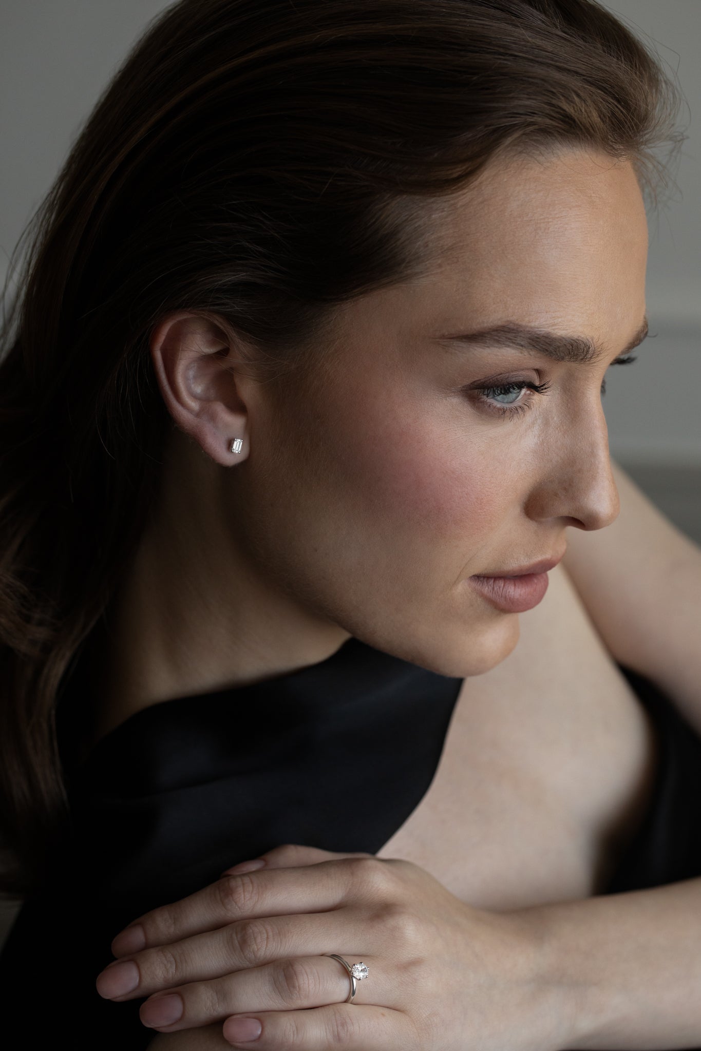 Emerald Studs Örhängen (0.5tcw)