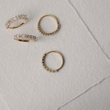 Radiant Half Eternity Ring