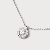 Halo Diamond Necklace