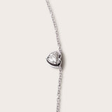 Heart Bezel Halsband
