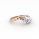 Marquise Curve Ring