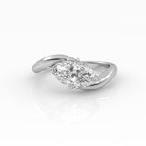 Marquise Curve Ring