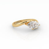 Marquise Curve Ring