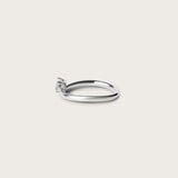 Oval lillfingerring