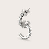 Pavé Diamond Hoops Large