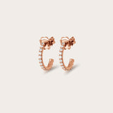 Pavé Diamond Hoops Örhängen