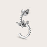 Pavé Diamond Hoops Örhängen