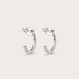 Pavé Diamond Hoops Örhängen