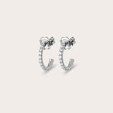 Pavé Diamond Hoops Örhängen