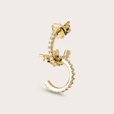 Pavé Diamond Hoops Örhängen