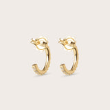 Pavé Diamond Hoops Örhängen