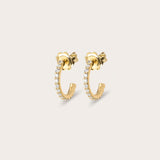 Pavé Diamond Hoops Örhängen