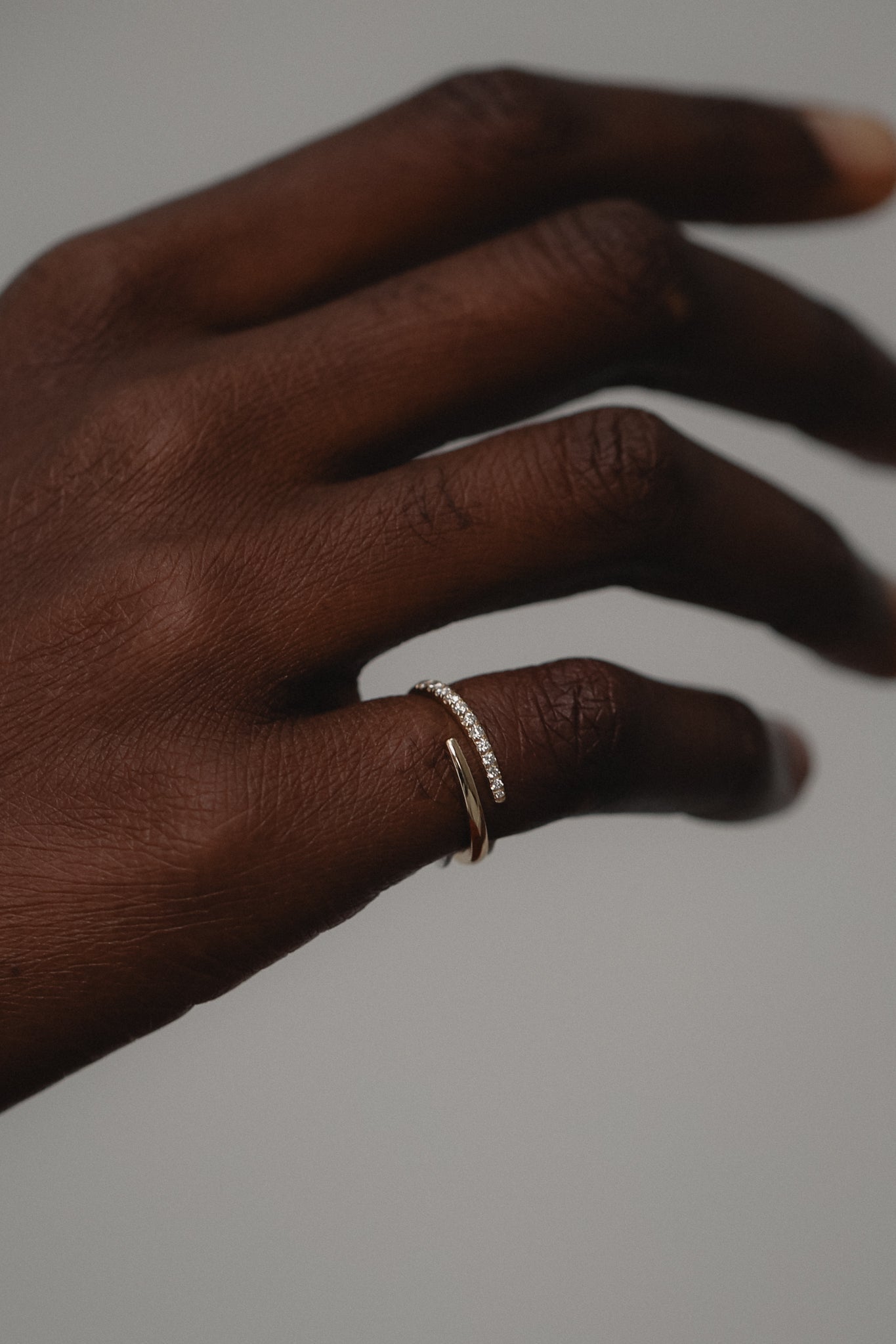 Pavé Diamond Wrap Ring