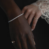 Oval lillfingerring
