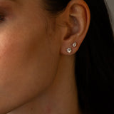 Pear Studs Örhängen (0.5tcw)