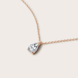 Pear Diamond Pendant Halsband