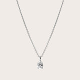 Pear Diamond Pendant Halsband