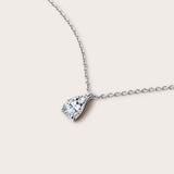 Pear Diamond Pendant Halsband