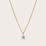 Pear Diamond Pendant Halsband