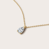 Pear Diamond Pendant Halsband