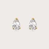 Pear Studs Large (1tcw)