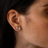 Pear Studs Örhängen (0.5tcw)