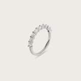 Radiant Half Eternity Ring