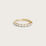 Radiant Half Eternity Ring