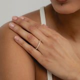 Radiant Half Eternity Ring