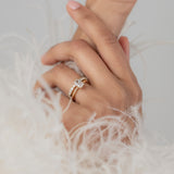 Radiant Half Eternity Ring