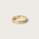 Ribbed Compass Ring