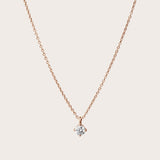 Round Diamond Pendant Halsband