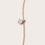 Round Diamond Pendant Halsband
