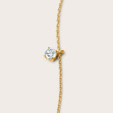 Round Diamond Pendant Halsband